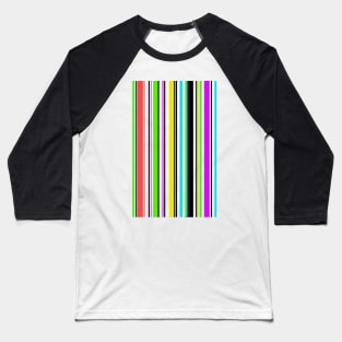 various colorful stripe pattern cell phone case Baseball T-Shirt